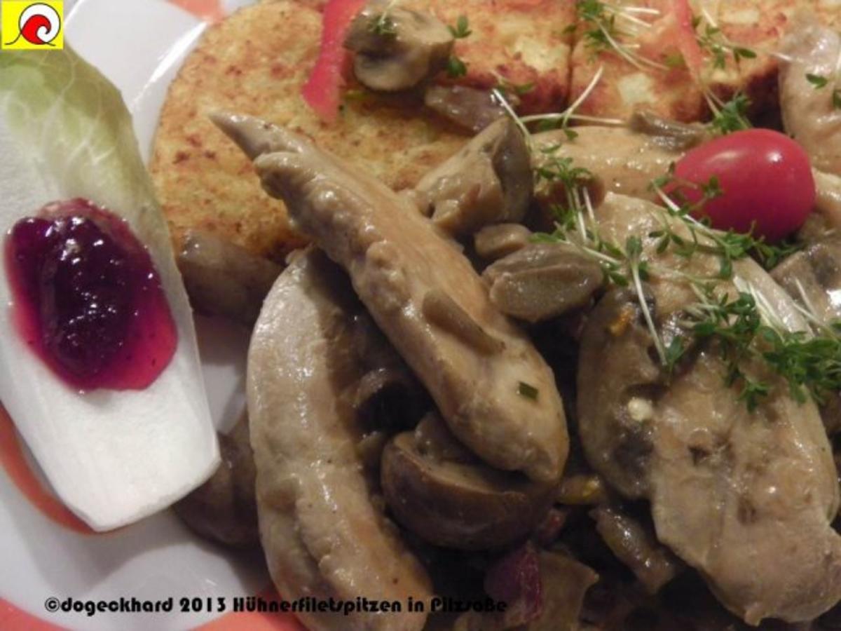 1Pfannengericht: Hühnerfiletspitzen in Pilzsoße à la Gedoc - Rezept - Bild Nr. 6