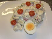 Rezept: Kartoffel-Tomaten-Eiersalat Kartoffel-Tomaten-Eiersalat - Rezept