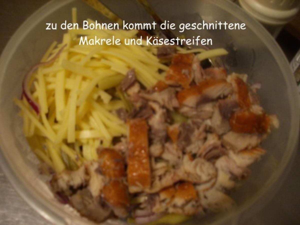 Gemischter Bohnensalat mit geräucherter Makrele - Rezept - Bild Nr. 4