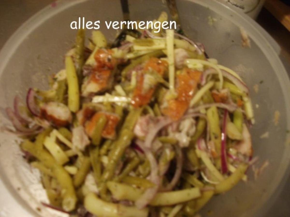 Gemischter Bohnensalat mit geräucherter Makrele - Rezept - Bild Nr. 6
