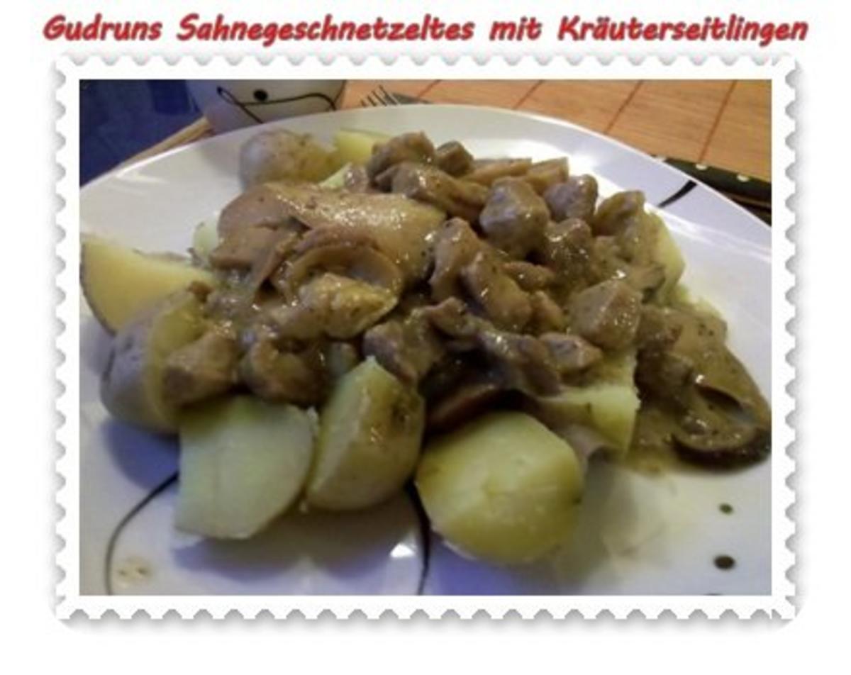 Bilder für Fleisch: Sahnegeschnetzeltes mit Kräuterseitlingen - Rezept