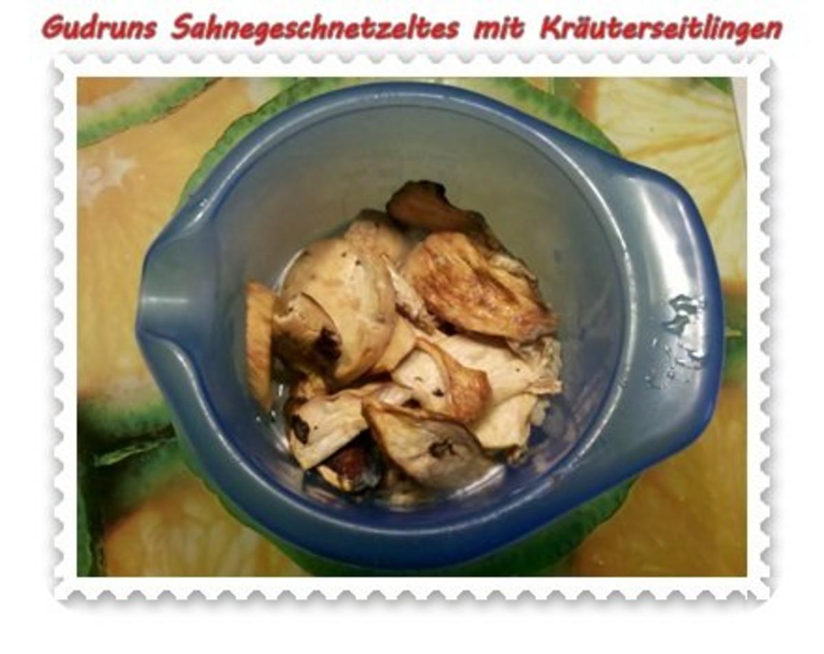 Fleisch: Sahnegeschnetzeltes mit Kräuterseitlingen - Rezept - Bild Nr. 4