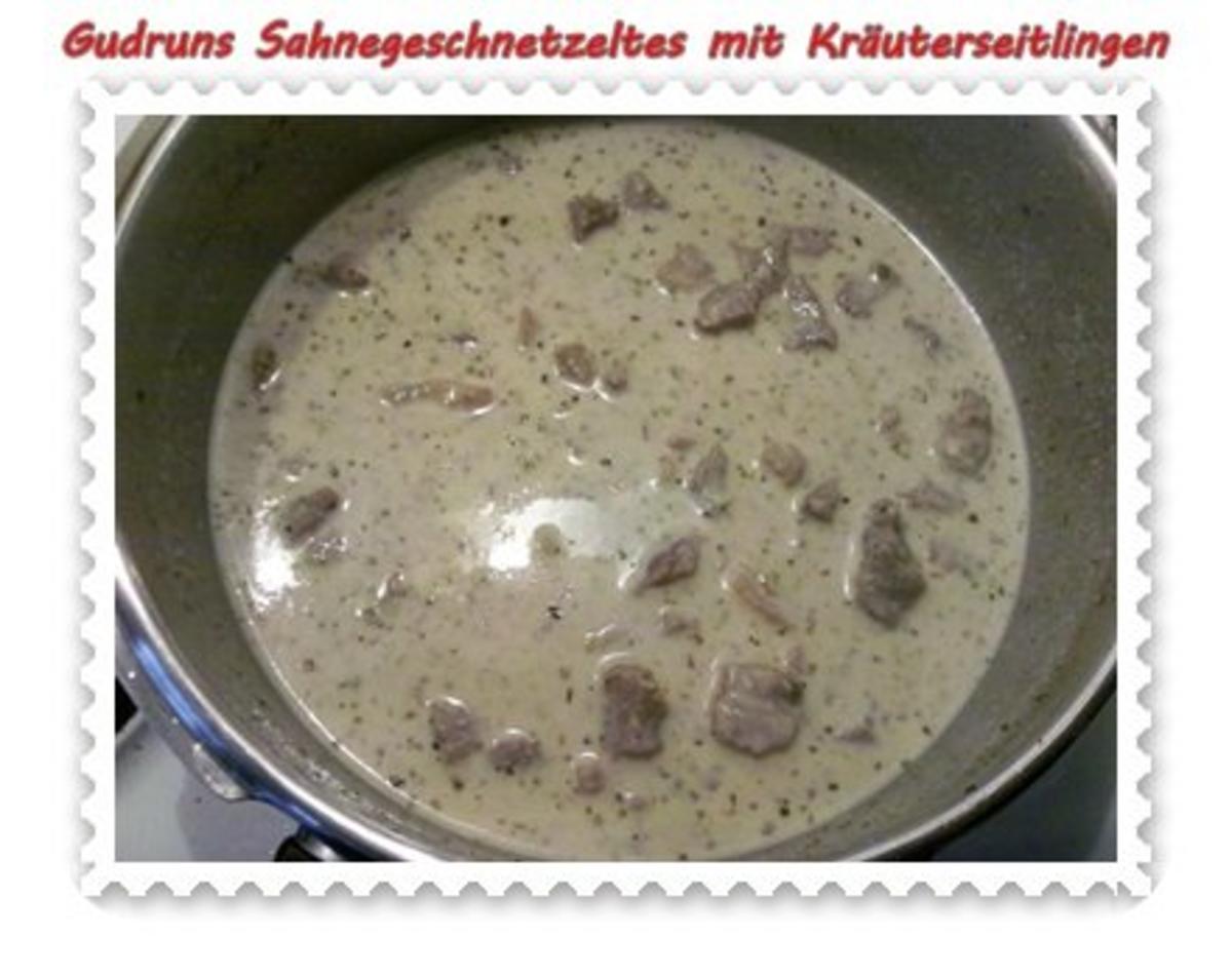 Fleisch: Sahnegeschnetzeltes mit Kräuterseitlingen - Rezept - Bild Nr. 8