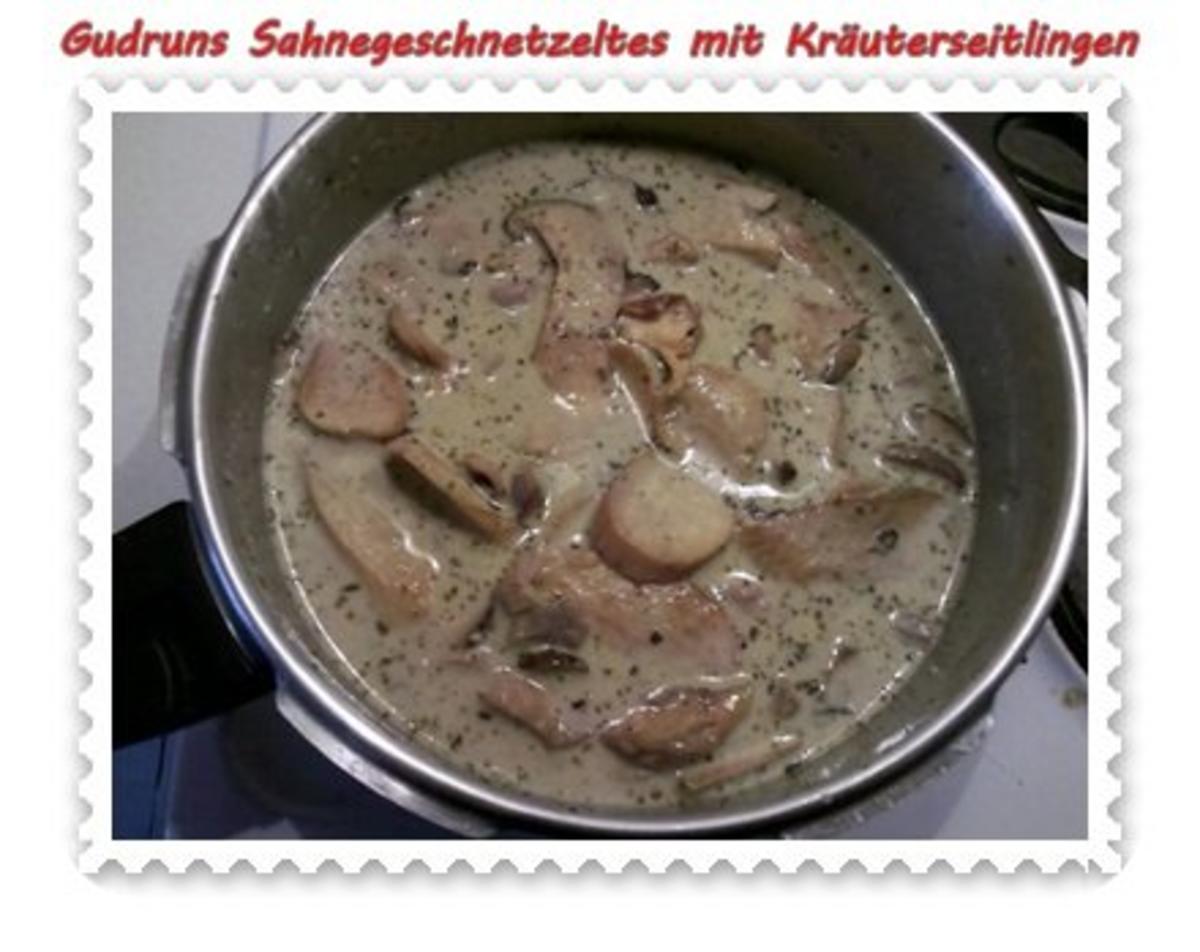 Fleisch: Sahnegeschnetzeltes mit Kräuterseitlingen - Rezept - Bild Nr. 9