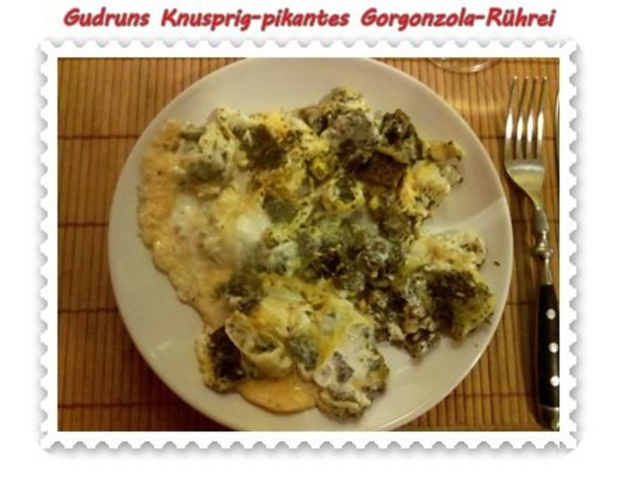 Eier: Knusprig-pikantes Gorgonzola-Rührei - Rezept - Bild Nr. 11