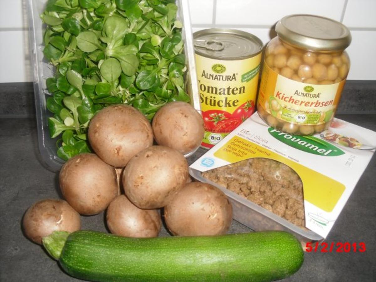 Vegetarisch- Soja-Gemüse-Pfanne, - Rezept - Bild Nr. 2