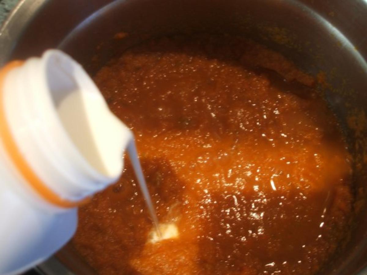 Suppen: Feine Karottensuppe mit scharfen Kartoffelbällchen - Rezept - Bild Nr. 5