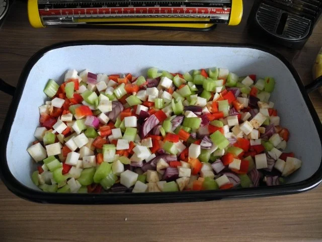 Fisch : Fischfilet auf einem bunten Gemüsebett - Rezept - Bild Nr. 7