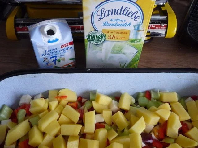 Fisch : Fischfilet auf einem bunten Gemüsebett - Rezept - Bild Nr. 9