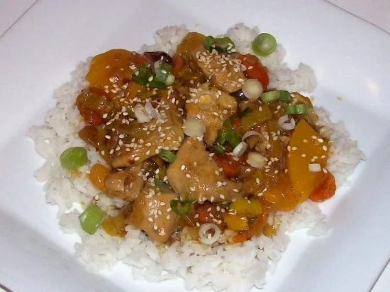 Fruchtige Teriyaki-Hähnchen-Pfanne mit Porree, Möhren und Paprika - Rezept - Bild Nr. 10