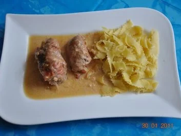 Kochen:Kalbsröllchen mit Salsiccia - Rezept - Bild Nr. 9