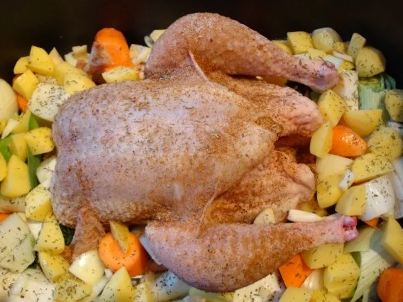 Brathuhn mit Kräutern,italienisch - Rezept - Bild Nr. 2