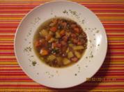 Gemüsesuppe mit Linsen - Rezept