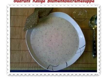 Suppe: Käsige Blumenkohlcremesuppe - Rezept - Bild Nr. 9