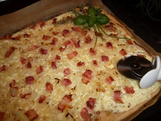 Marion's Kräuter-Flammkuchen - Rezept