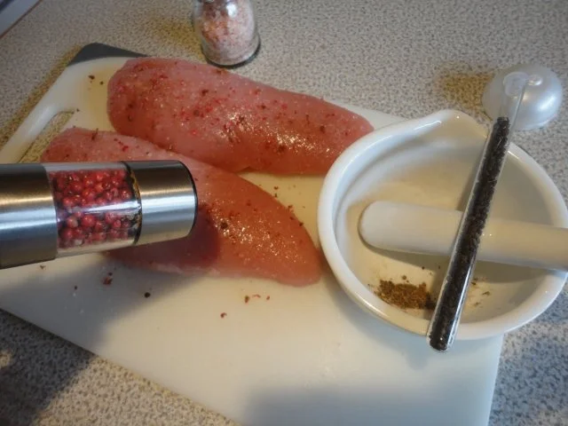 flambiertes Puten Filet mit Dörrpflaumen Sauce und Mandel Reis - Rezept - Bild Nr. 6