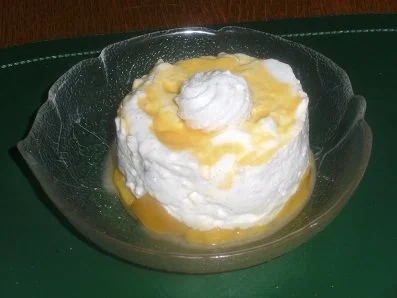 Meringue Perdu mit Mango - Rezept