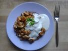 Jägerpfännchen mit Kräuterschmand - Rezept