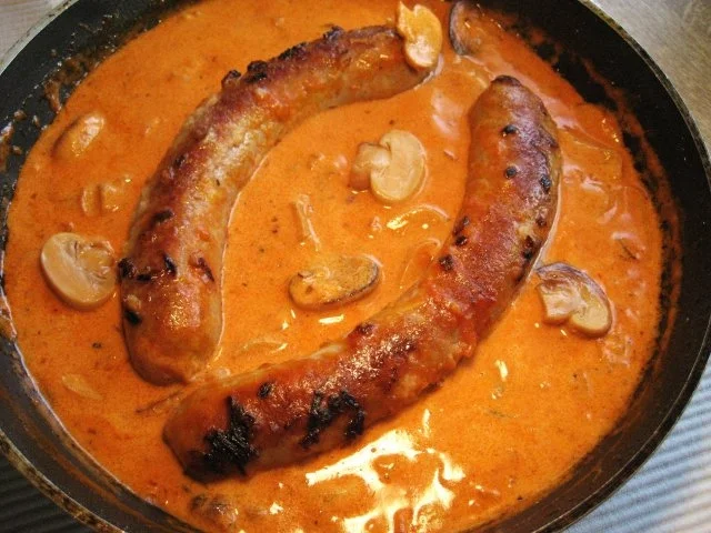 Bratwurst mit Schwips ... - Rezept - Bild Nr. 7