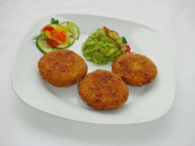 Quinoa - Gemüse - Bratlinge mit Guacamole - Rezept - Bild Nr. 3