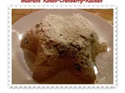 Kuchen: Kokos-Cranberry-Kuchen - Rezept