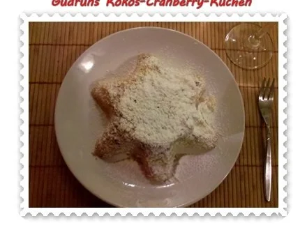 Rezept: Kuchen: Kokos-Cranberry-Kuchen Bild Nr. 14 Kuchen: Kokos-Cranberry-Kuchen - Rezept - Bild Nr. 14
