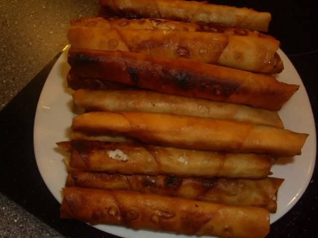 Rezept: Cigarabörek mit Hackfleisch Cigarabörek mit Hackfleisch - Rezept