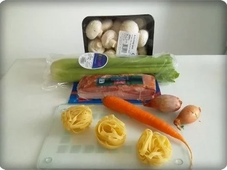 Champignons – Gemüsepfanne mit Tagliatellen - Rezept - Bild Nr. 2