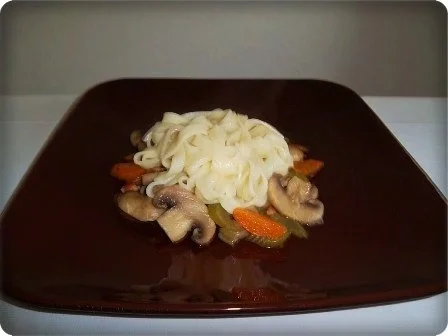 Champignons – Gemüsepfanne mit Tagliatellen - Rezept - Bild Nr. 17