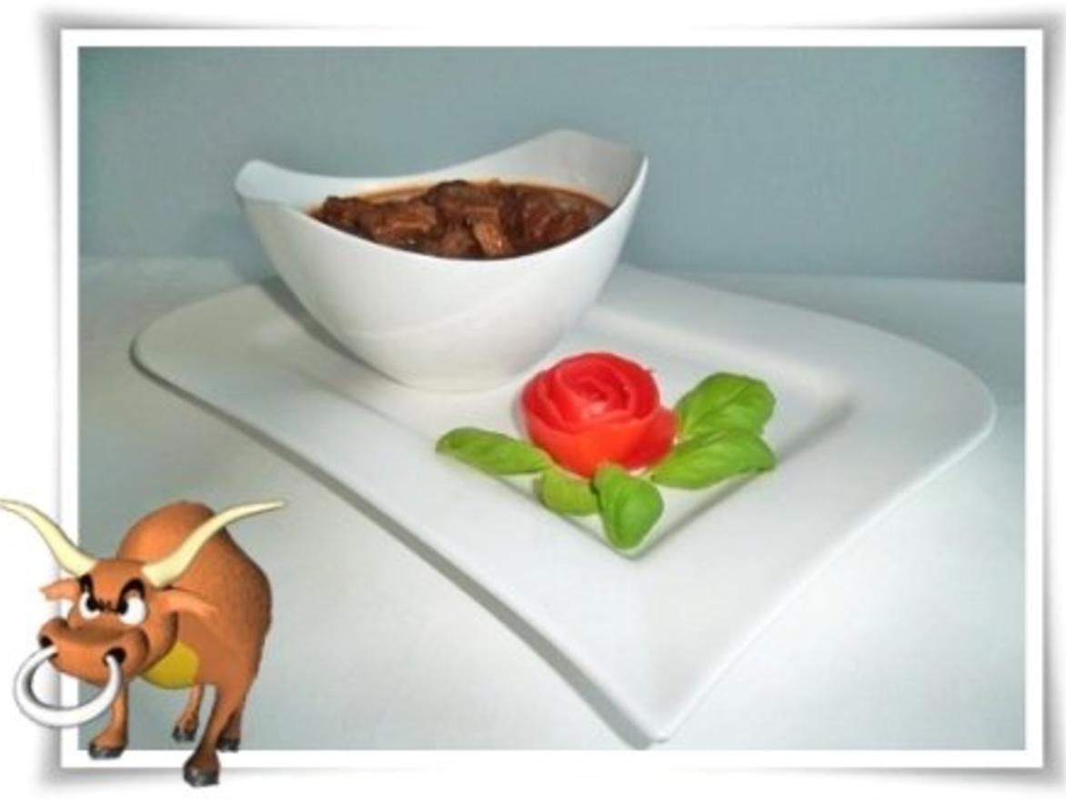 Rindergulasch zart und würzig mit „Balsamissimo cremig mild mit ...