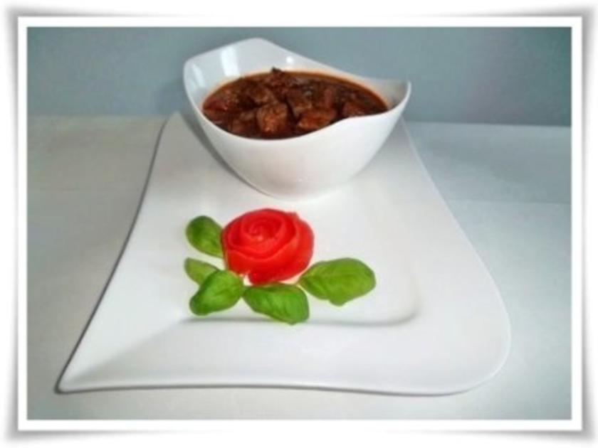 Rindergulasch zart und würzig mit „Balsamissimo cremig mild mit ...