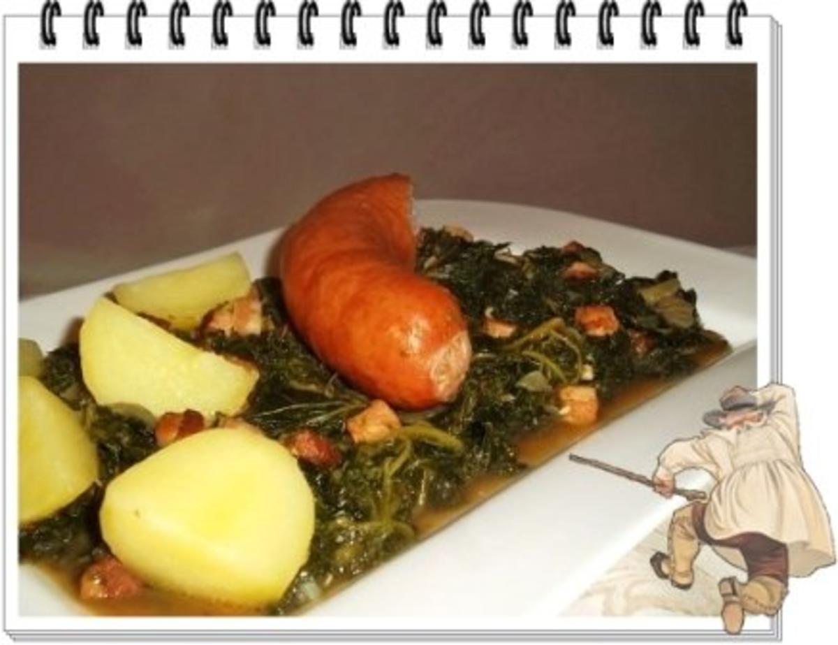 Frischer Grünkohl mit Wurst und Kartoffeln - Rezept Durch 2010Herford