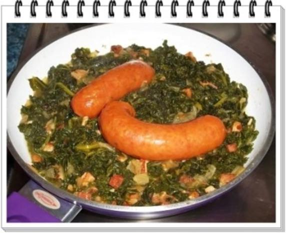 Frischer Grünkohl mit Wurst und Kartoffeln - Rezept - kochbar.de