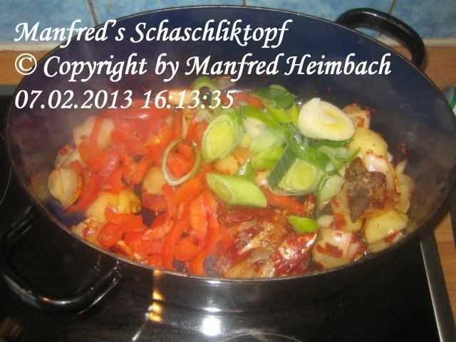 Rezept: Fleisch – Manfred’s Schaschliktopf Bild Nr. 5 Fleisch – Manfred’s Schaschliktopf - Rezept - Bild Nr. 5