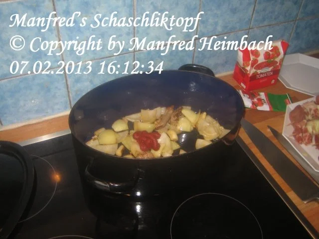 Rezept: Fleisch – Manfred’s Schaschliktopf Bild Nr. 6 Fleisch – Manfred’s Schaschliktopf - Rezept - Bild Nr. 6