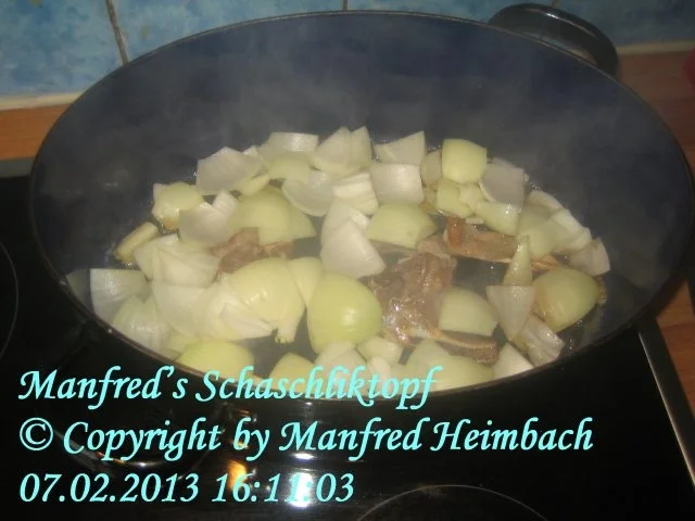 Rezept: Fleisch – Manfred’s Schaschliktopf Bild Nr. 7 Fleisch – Manfred’s Schaschliktopf - Rezept - Bild Nr. 7