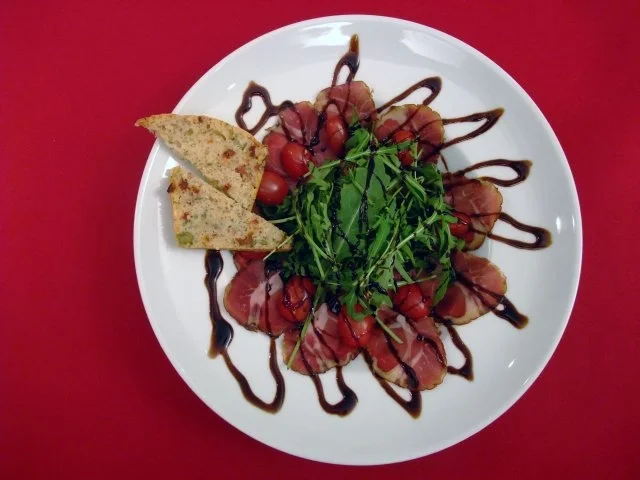 Rezept: Carpaccio vom Wildschinken Carpaccio vom Wildschinken - Rezept