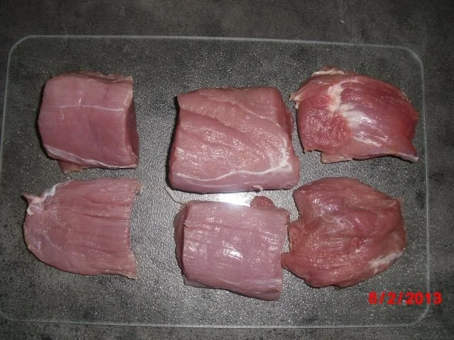 Schweinefilet-Taler mit Zucchini in Blätterteig-Tasche, - Rezept - Bild Nr. 4