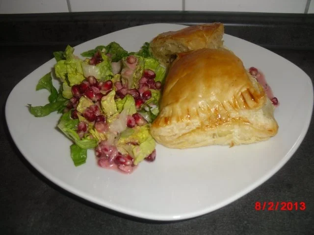 Schweinefilet-Taler mit Zucchini in Blätterteig-Tasche, - Rezept - Bild Nr. 2