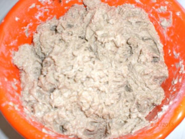 Roggen-Dinkelbrot mit Sauerteig (selbst hergestellt) - Rezept