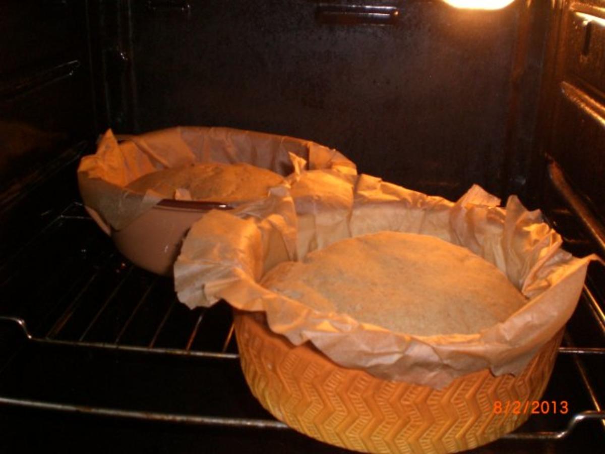 Roggen-Dinkelbrot mit Sauerteig (selbst hergestellt) - Rezept