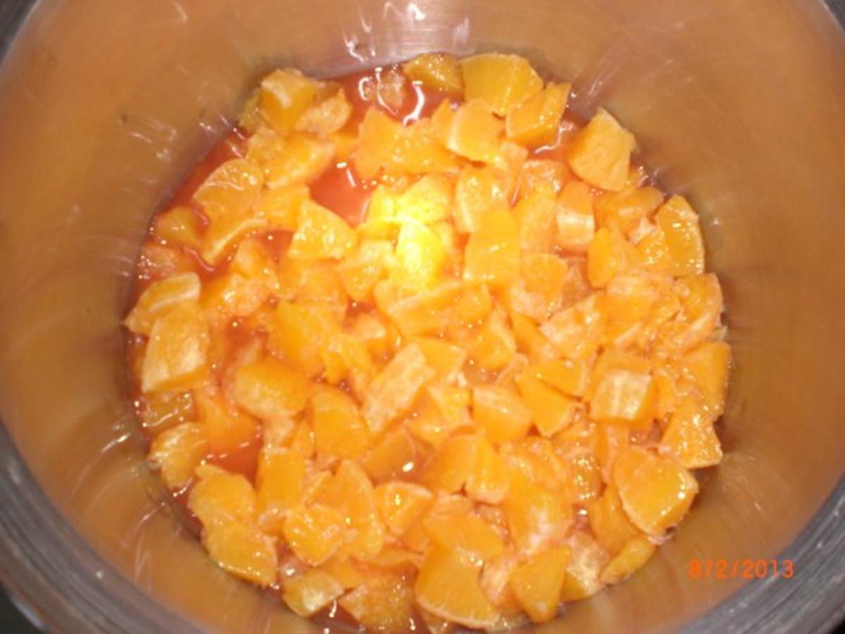 Orangenmarmelade m. Orangenlikör - Rezept