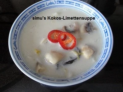 Kokos-Limettensuppe - Rezept