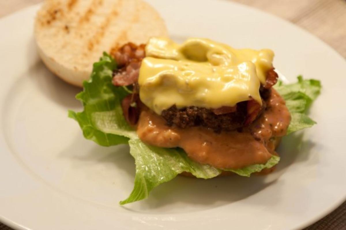 Bilder für Bacon Cheese Burger - Rezept