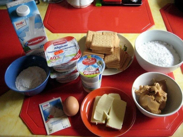 Erdnussbutter - Quarkkuchen - Rezept - Bild Nr. 2