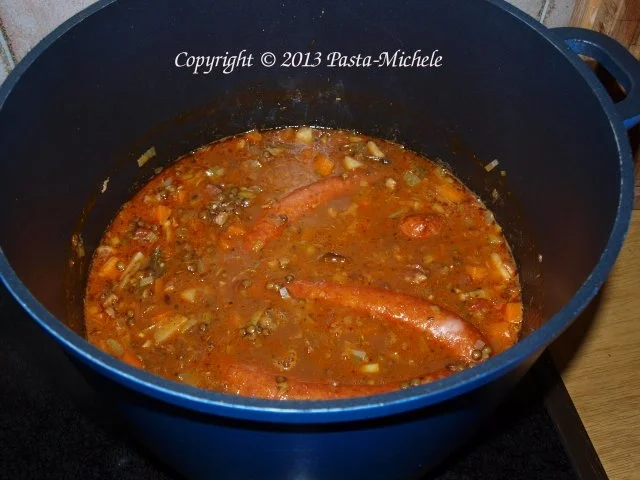 Linsensuppe auf italienische Art          (Zuppa di lenticchie) - Rezept - Bild Nr. 2