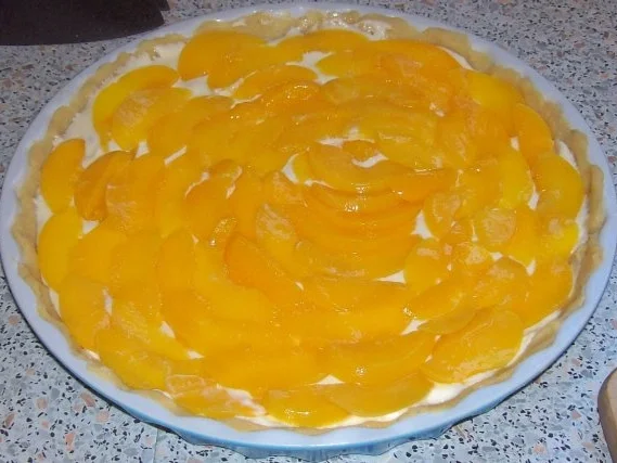 Torten/Kuchen: Pfirsich-Käse-Tarte mit Cassis-Guss - Rezept - Bild Nr. 11