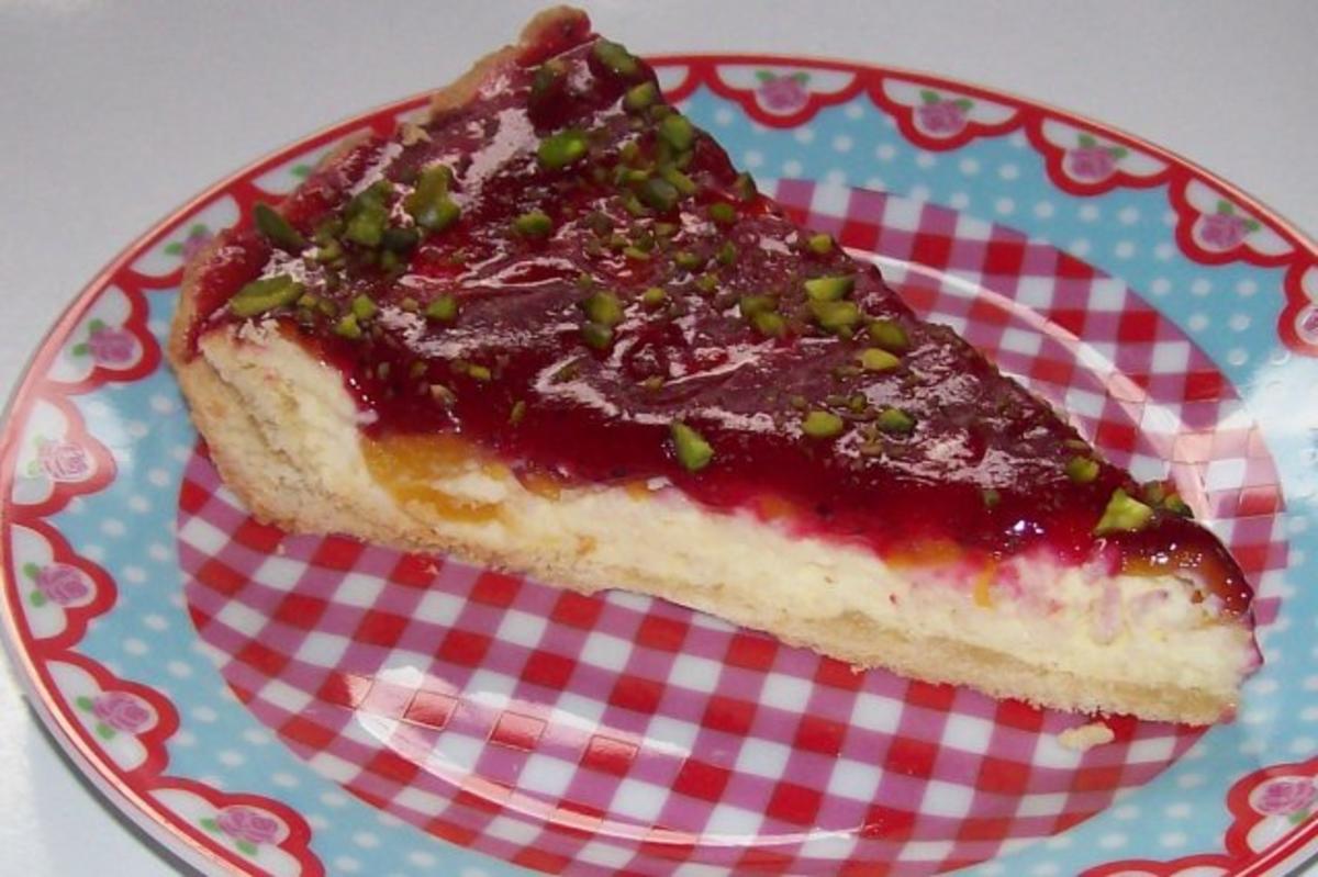 Torten/Kuchen: Pfirsich-Käse-Tarte mit Cassis-Guss - Rezept - Bild Nr. 17