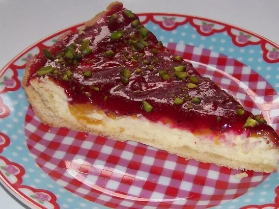 Torten/Kuchen: Pfirsich-Käse-Tarte mit Cassis-Guss - Rezept - Bild Nr. 17