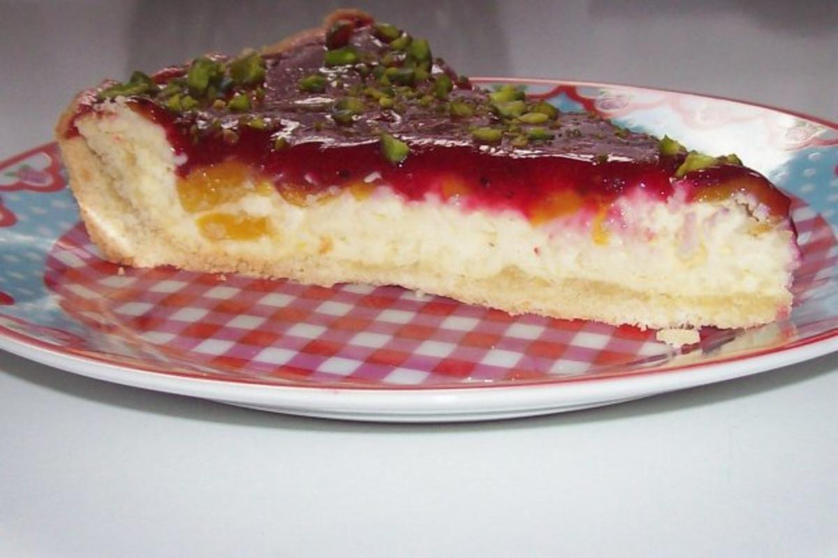 Torten/Kuchen: Pfirsich-Käse-Tarte mit Cassis-Guss - Rezept - Bild Nr. 18